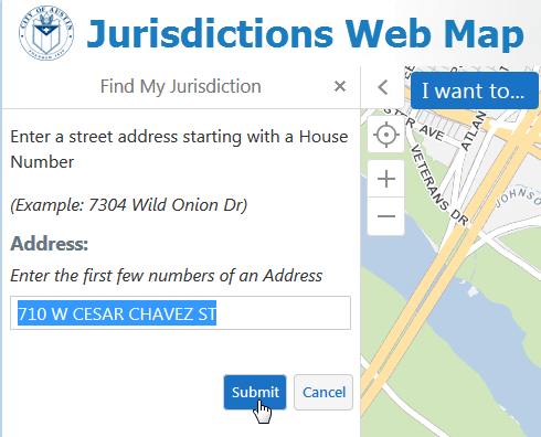 jurisdiction web map hit submit
